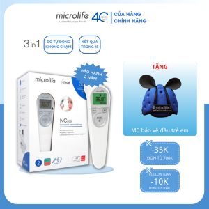Nhiệt Kế Điện Tử Hồng Ngoại Đo Trán Microlife NC200 3in1 Cho Kết Quả 1s Đo Thân Nhiệt Chính Xác An Toàn Bảo Hành 2 Năm
