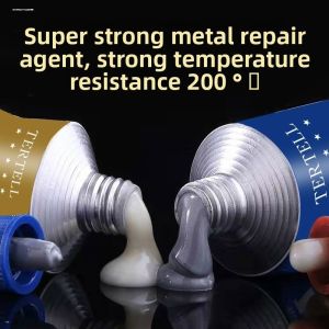 Multi-Functional Casting Adhesive Repair Aluminum Iron Stainless Steel Metal Pipe Radiator Leak Proof Strong AB Glue 100g