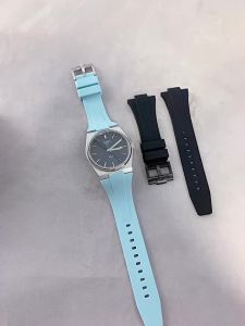 Liquid Silicone Strap for Tissot PRX Series 35mm 40mm Quick Release Men Women Rubber Replacement Watch Band Bracelet 11mm 12mm