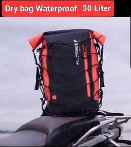 Waterproof Dry Bag Ransel Motor Adventure Motowolf Mdl0714 dengan Jaring Helmet