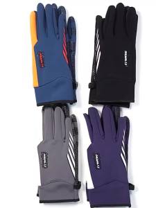 Mens Winter Fleece Gloves Cold Resistant Water Resistant Windproof Touch Screen for Cycling Outdoor Sports