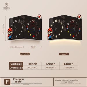 CTYLIGHTZ | Corner Living Room Year-Round Digital Clock Double-Sided