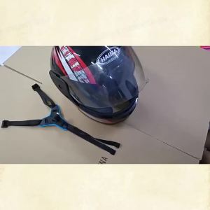 Y-Shape Helmet Chin Mount for GoPro DJI Insta360 Motorcycle Action Camera Strap with Quick Release No Glue for Full Face Helmet
