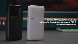 【CCC Certification 3C认证 】 REMAX FCP-1/FCP-2 22.5W Fast Charging Powerbank 4 Cable 10000mAh 20000mAh