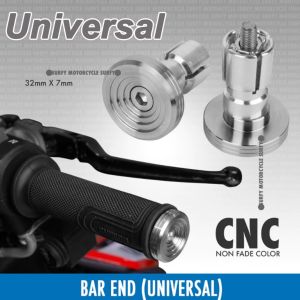 Arm Stainless Steel Bar End CNC High Quality Universal Motorcycle Bar End Alloy
