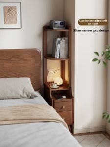DONGMU | Space-saving Narrow Bedside Table Nightstand