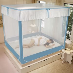 Light Blocking Fully Enclosed Household Baby Bed Curtain