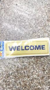 ติดห้องผ่านป้ายติดประตู สติ้กเกอร์ - THANK YOUWELCOMEห้ามเข้าก่อน ราคา/แผ่น