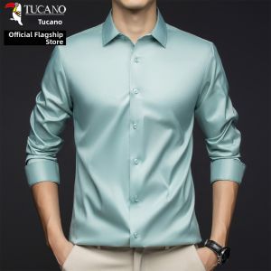 TUCANO | Silk Business Casual Shirt Long Sleeve