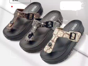 Sandal Flip Flop Wanita Terbaru Sandal Wanita Karet Jelly Sandal Wanita Korean Style Simple Elegan