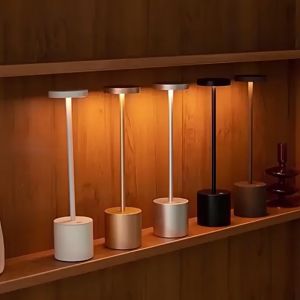 Vimite đèn phòng ngủ đèn led trang trí phòng đèn bàn Night Lighting Desk Light Wireless USB Rechargeable Adjust Brightness For Bar Cafe Hotel Study Bedroom
