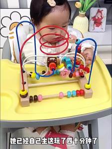Đồ Chơi Maze Bằng Gỗ Giáo Dục cho Trẻ Sơ Sinh và Trẻ Nhỏ