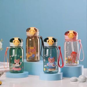 กระติกน้ำเด็ก ขวดน้ำเด็ก ขวดน้ำไปโรงเรียน ฝาเปิดหลอดเด้ง รุ่นเขา