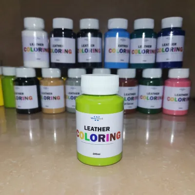 Leather Coloring Paint for All types of Leather Goods 50ml 100ml