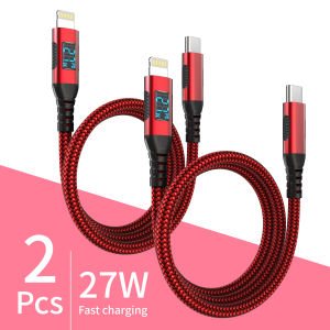 USB C to Lightning Cable MFi Certified for iPhone 14 Series and More (2 Pack)