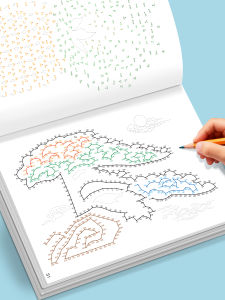 Yoursoulbird | Childrens Focus Training Digital Dot-to-Dot Drawing Book Brain Development Early Education Game