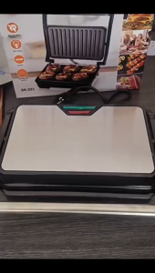 Jimdary Máy làm Panini 850W Panini Press Grill chống dính sưởi ấm hai mặt cho nhà bếp