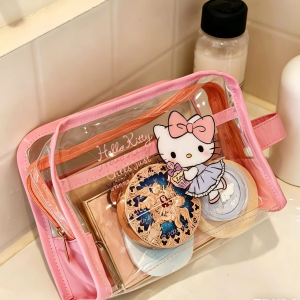Sanrio | Waterproof Storage Bag Makeup And Toiletries Bag Sanrio Waterproof Transparent Visible Makeup Bathroom And Toiletries Storage Je