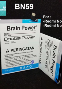 Double Power BN59 Baterai HP Xiaomi Redmi Note 10 - Note 10s BN 59 Batrai Batre 2 ic Protection