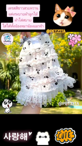 🇹🇭พร้อมส่ง🇹🇭 ✨️ เดรสแสนสวย เดรสสัตว์เลี้ยง ผ้าใส่สบาย for pet เสื้อสุนัข ชุดหมา ชุดแมว
