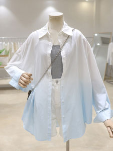 Shalldoer | Áo sơ mi nữ tay dài chống nắng màu khối thời trang mùa hè phong cách mới cổ polo thường ngày thoáng khí không co giãn