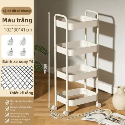 XIWUSHOUJIANG | Giá Đựng Đa Tầng Có Bánh Xe