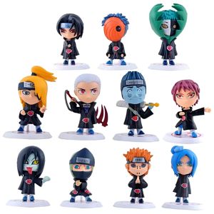 Mô Hình Naruto Bộ 11 Nhân Vật Tổ Chức Akatsuki Siêu Đẹp Cao 8cm Mô Hình Decor Trang Trí Bộ Sưu Tập Nhân Vật