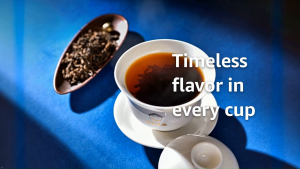 CO-OP 1950 Ripe Pu Erh Tea Loose Leaf 150g Premium Yunnan Whole Loose Large-Leaf Fermented Pu-erh Smooth Mellow & Rich Pure Pine Smoke Aroma No Additives 20 Empty Teabags Included