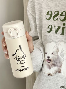 Cốc Cà Phê Cách Nhiệt Di Động Dành Cho Nữ Dễ Thương Bình Nước Du Lịch Ống Hút Sáng Tạo Hoạt Hình Bình Giữ Nhiệt Bằng Thép Không Gỉ Sinh Viên Thân Thiện