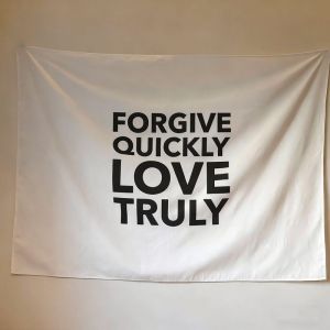 VIKAMA Motivational Slogan Tapestry Modern Quote Wall Hanging Inspirational Bedroom Living Room Soft Polyester Aesthetic Decor