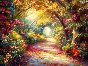 500/1000/1200/2000PCS Jigsaw Puzzle Peaceful Street And Park Trees Scene For Adults Ideal For Stress Relief And Relaxation