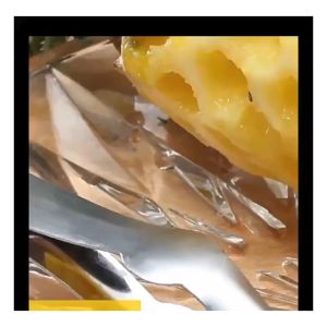 Alat Pengupas Nanas Stainless Steel & Capit Mata Bentuk Pisau Pembersih Pemotong Nanas