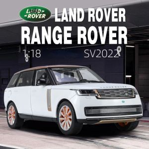 Tỉ Lệ 1:18 2022 LAND ROVER RANGE ROVER SV Mô Hình Xe Hợp Kim Có Âm Thanh Và Ánh Sáng Chức Năng Kéo Lại Đồ Chơi Cho Bé Trai Bộ Sưu Tập Trang Trí Quà Tặng