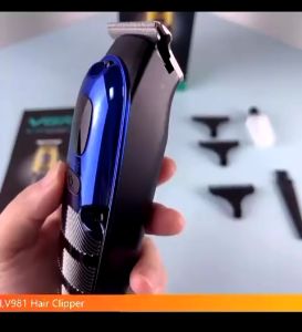 VGR V-981 Barber Electric Shaver Carving New Electric Push LED Intelligent Display Portable Oil Head Barbe VGR V981