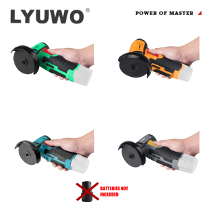 LYUWO Mini Angle Grinder Mini Household Rechargeable Cutting Machine Polishing Machine Electric Hand Grinder Polishing Machine