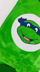 Angel Baby Kids Ninja Turtle Character Face Mask Mask Cape Cosplay Costume