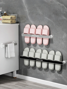 Drill-free Shoe Storage Rack Space-saving Bathroom Organizer