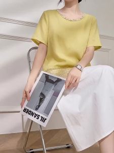 PlumJan | Luxurious Relaxed Style Summer Womens T-shirt