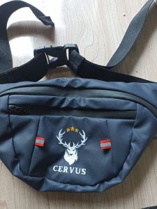 tas wastbag tas selempang pria wanita cucok untuk kerja mau pun hari hari tas sudah anti air dari bahan koldura nilon Bimo pernium