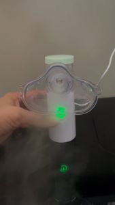 Portable Ultrasonic Nebulizer Inhaler With Battery & USB Plug For Asthmatic Kids & Adults