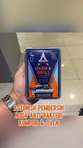 Astonish Pembersih Oven & grill 250 gr Cleaner Perlengkapan Kebersihan Penghilang Noda Cleaning Tools Pembersih Noda Anti Bakteri Kompor & Oven Dengan Spons