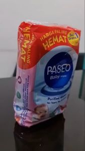PASEO TISSUE BASAH BAYI BABY WIPES 50 SHEETS BUY 1 GET 1 FREE NEW PACK / CHANGING DIAPER TISU TISSU