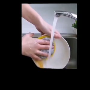 Yixuan Spons Cuci Piring Double Sides Cleaning Sponge 3PCS - 020 - Mix Color