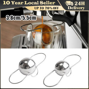 1PC Ice Ball with Holder Coffee Ice Cube Stainless Steel Ice Ball Chilling Stones with Holder Enhance Your Coffee Flavor