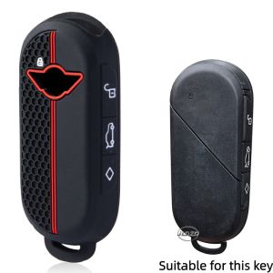 Silicone Car Key Protector Case for Bmw Mini Countryman Cooper One 2023 2024 Rubber Auto Remote Cover Keychain Accessories Shell