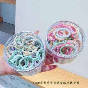 Sweet Girl Hair Ties Edged Elastic Bands Wide Skirt Edge Children High Aesthetic No Damage Baby Braid Hair Bands Accessories