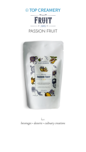 TOP Series Passion Fruit Jam 1kg
