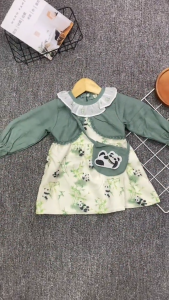 2 - 5 Tahun / NEW Dress Mi - Yong Dress Korea anaak perempuan Dress overal nyatu Premium Dress Baju Anak Perempuan Kiosbalitafawa