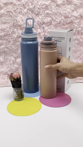 SAIYG 750ML Vacuum Insulated Sports Tumbler with Long-Lasting Temperature Retention