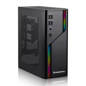 เคสคอมพิวเตอร์ Mini ITX ARGB ขนาดเล็ก SFF Mini-Tower HTPC พร้อมแผงระบายอากาศ วัสดุ SPCC หนา 0.8 มม. เหมาะสำหรับ ITX